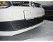 Защита радиатора на автомобиль Volkswagen Polo, седан 2010- black. ZR.VW.POL.SED.10.b