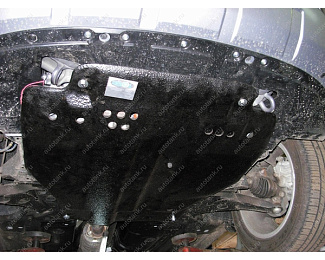 Защита картера из композитного материала CARBON Peugeot 4007