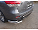 Защита для автомобиля Ниссан Патфайндер 2014 ТСС NISPAT14-19 задняя (уголки двойные) 76,1/42,4 мм