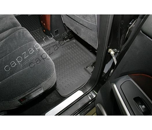NLC.61.01.210 NOVLINE Коврики в салон SSANGYONG Rexton 2001-2006, 4 шт. (полиуретан) черные