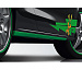 8X0801120-GG ABT AUDI  A1 накладки порогов зеленый