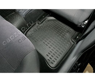 NLC.51.08.210 NOVLINE Коврики в салон VW Polo 02/2002-2009, 4 шт. (полиуретан) черные