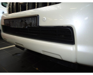 Защита радиатора на автомобиль Toyota LC Prado 150 2009-2014 black. ZR.TOY.LC.PRA.150.09-14.b