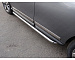 Пороги площадкой (нерж. лист) 60,3 мм ТСС NISPAT14-14 на автомобиль Nissan Pathfinder 2014
