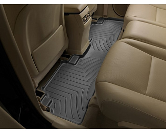 Коврики передние и задние автомобильные полиуретановые для автомобиля Lexus RX350 (2013-). 444561-442292 Weathertech, комплект 4 шт., цвет черный