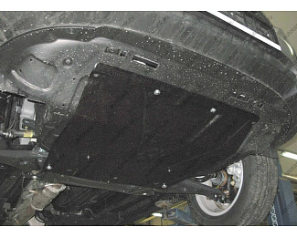 Защита картера из композитного материала CARBON Hyundai ix35 2.0, 2.0D-136 л.с., 2.0D-184 л.с.