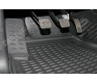 NLC.61.01.210 NOVLINE Коврики в салон SSANGYONG Rexton 2001-2006, 4 шт. (полиуретан) черные