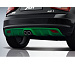 8X0801130-GG ABT AUDI  A1 Накладка заднего бампера зеленый