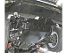 Защита картера из композитного материала CARBON Toyota Land Cruiser (150) Prado 2.7, 4.0, 3.0D (с защитой КПП)