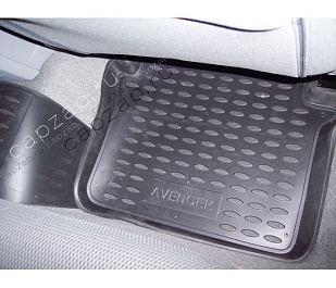 NLC.13.01.210 NOVLINE Коврики в салон DODGE Avenger 2008--, 4 шт. (полиуретан) черные