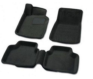81950 SeiNtex Коврики ворсовые 3D. Цвет черный. В салон автомобиля FORD GALAXY 2006-