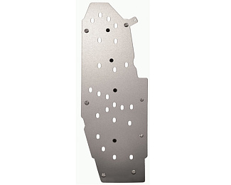 Защита топливного бака, алюминий 4мм. Оригинал Toyota LC200/LX570 PZ4AL-01588-00