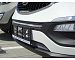 Решетка на радиатор для автомобиля KIA Sportage 2014- black середина. ZR.KIA.SP.14.mid.b