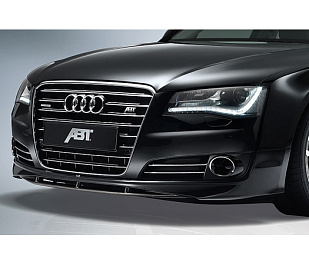 4H0801110 ABT AUDI  A8 2010-- Спойлер переднего бампера