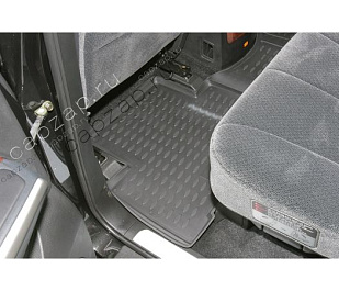 NLC.61.01.210 NOVLINE Коврики в салон SSANGYONG Rexton 2001-2006, 4 шт. (полиуретан) черные