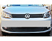 Защита радиатора на автомобиль Volkswagen Touran 2011- black. ZR.VW.TOUR.11.b