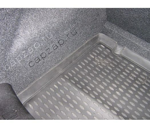 NLC.41.12.B11 NOVLINE Коврик в багажник RENAULT Clio III 2005--, хб. (полиуретан) черный