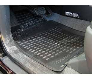 NLC.48.27.210 NOVLINE Коврики в салон TOYOTA Land Cruiser Prado 12/2009--, 5 шт., 7 мест. (полиуретан) черные