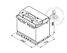 0092S40060 Аккумулятор BOSCH S4 Silver 12V 60Ah 540A B13 прямая полярность 242x175x190