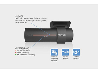 Видеорегистратор BlackVue DR900S-2CH Две камеры 4K UHD