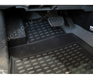 NLC.48.27.210 NOVLINE Коврики в салон TOYOTA Land Cruiser Prado 12/2009--, 5 шт., 7 мест. (полиуретан) черные