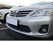Защита радиатора для автомобиля Toyota Corolla 2011-2013 black. ZR.TOY.COR.11-13.b
