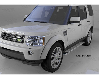 Боковые подножки пороги на автомобиль Land Rover Discovery 4 (2010-) / Discovery 3 (2008-2010) Can Otomotiv LADI.56.1488 (Opal)
