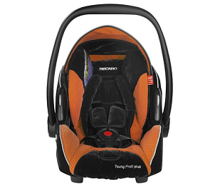 5514.21106.66 Детское автокресло RECARO Young Profi plus, материал верха Topline Microfibre " Orange" Категория 0/0+