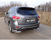 Защита для автомобиля Ниссан Патфайндер 2014 ТСС NISPAT14-19 задняя (уголки двойные) 76,1/42,4 мм