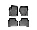 44326-1-2 Weathertech коврики передние и задние автомобильные полиуретановые, комплект 4 шт., цвет черный. Для автомобиля Volkswagen Amarok 2012-