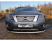 Защита переднего бампера Nissan Pathfinder 2014 ТСС NISPAT14-02 передняя нижняя 76,1 мм