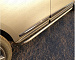 Пороги алюминиевые с пластиковой накладкой 1920 мм ТСС NISPAT14-16AL на автомобиль Ниссан Патфайндер 2014