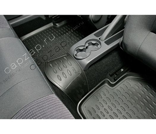 NLC.51.08.210 NOVLINE Коврики в салон VW Polo 02/2002-2009, 4 шт. (полиуретан) черные