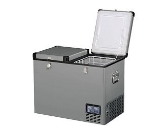 Двухдверный переносной автохолодильник TB092DM700AE Indel-B TB 92 DD Steel /NEW/ -  с независимым друг от друга температурным охлаждением.
