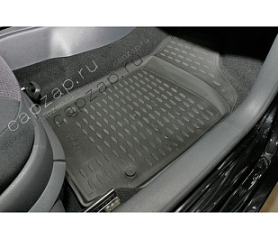 NLC.51.08.210 NOVLINE Коврики в салон VW Polo 02/2002-2009, 4 шт. (полиуретан) черные