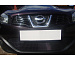 Защита радиатора для автомобиля Nissan Кашкай 2011-2014 black. ZR.NIS.QAS.11-14.b