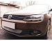 Решетка на радиатор на автомобиль Фольксваген Джетта VI 2010- chrome. ZR.VW.JET.VI.10.c