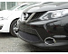 Сетка в бампер для автомобиля Ниссан Qashqai 2014- black. ZR.NIS.QAS.14.b