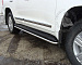 Защита штатных порогов Toyota Land Cruiser 200 2012 труба, полированная нержавеющая сталь 42,4 мм. TOYLC20012-03