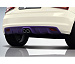 8X0801130-LV ABT AUDI  A1 Накладка заднего бампера фиолетовый