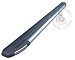 Пороги алюминиевые Honda Pilot (2008-2010/2010-) Can Otomotiv (Brillant черный с нержавейкой) HOPL.48.1061