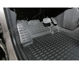 CARNIS00003 NOVLINE Коврики в салон NISSAN Micra 2005--, 4 шт. (полиуретан) черные