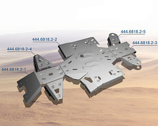 Пластиковая защита днища для CFMOTO 500-2A