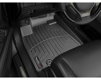 Коврики передние и задние автомобильные полиуретановые для автомобиля Lexus RX350 (2013-). 444561-442292 Weathertech, комплект 4 шт., цвет черный