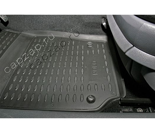 NLC.51.08.210 NOVLINE Коврики в салон VW Polo 02/2002-2009, 4 шт. (полиуретан) черные