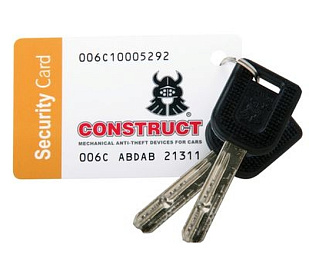 Механическая защита, безштыревой замок КПП-АКПП Construct KIA Rio  2005-... автомат  CRT 972